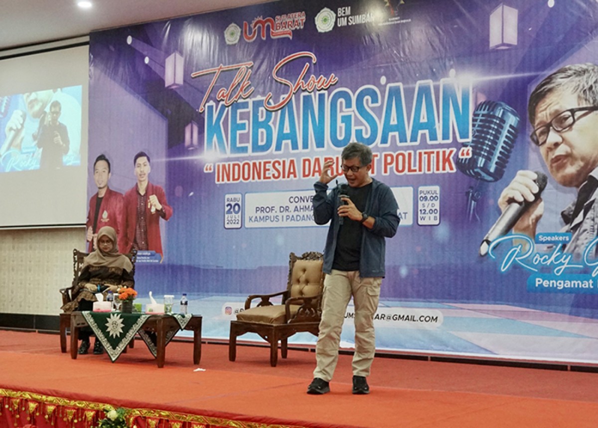 Talk Show Kebangsaan Bersama Rocky Gerung